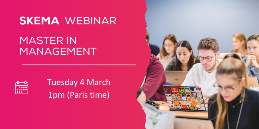 Webinar: Master in Management