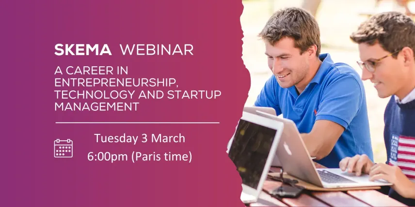 Webinar MSc Entrepreneurship, Technology and Startup Management